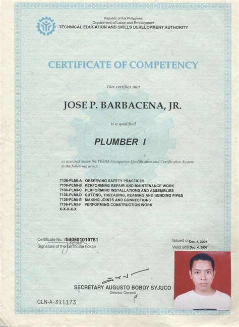 plumbing certificate programs in cheltenham avenue|Plumbing NC I in the Philippines .